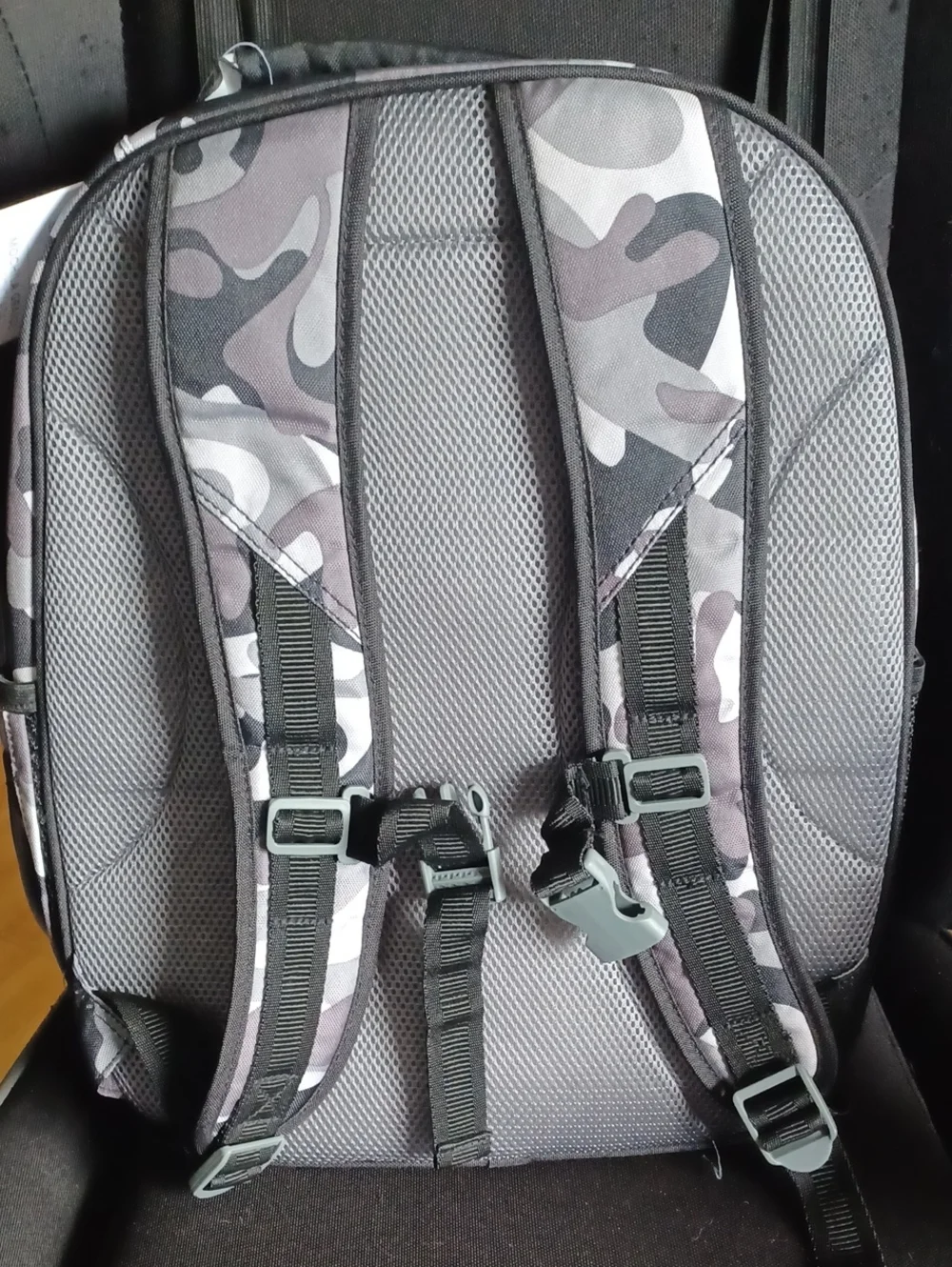NWT- Gray Camo Pottery Barn Mackenzie Backpack - Large